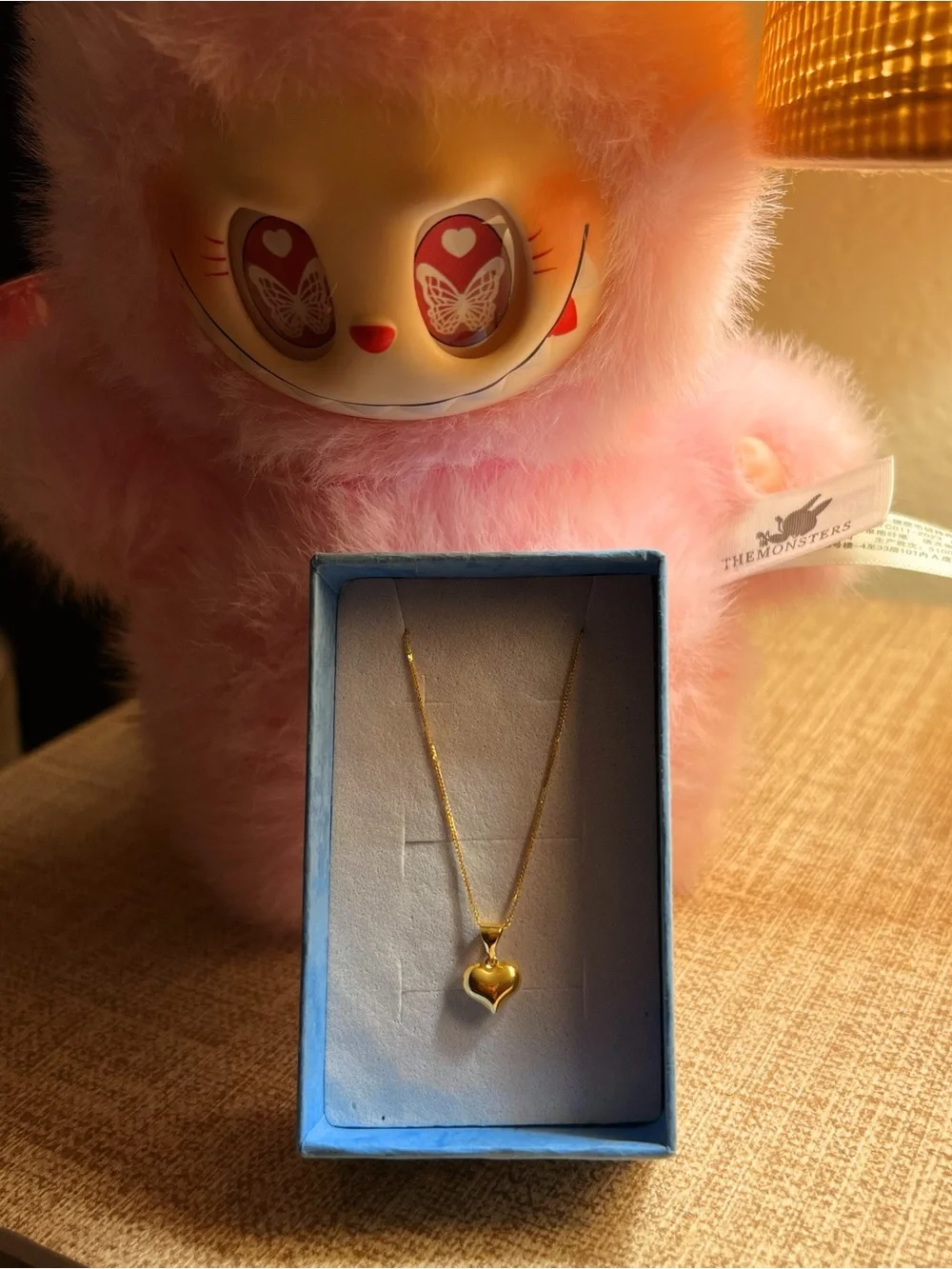 18k gold heart necklace - Picture 3 of 8